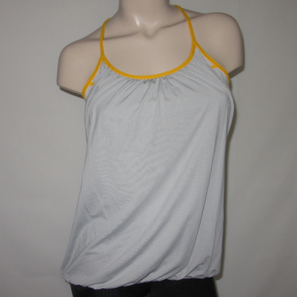 Lululemon No Limits Sports Bra Tank Yoga Top Gray